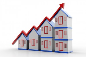 Mock Graph of House Prices Increasing