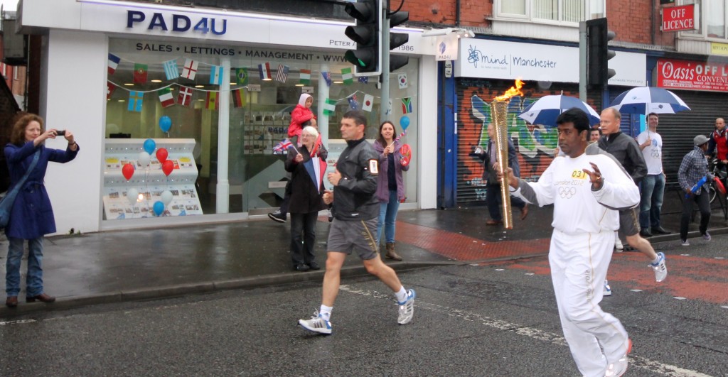 PAD4U Olympic Torch 2012 Levenshulme